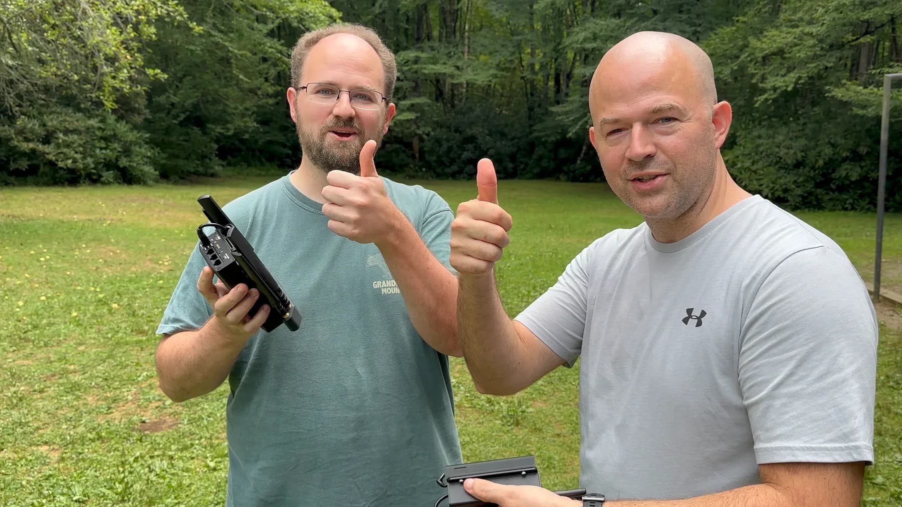 Prototype hardware and 3D-printed components used in system iteration.