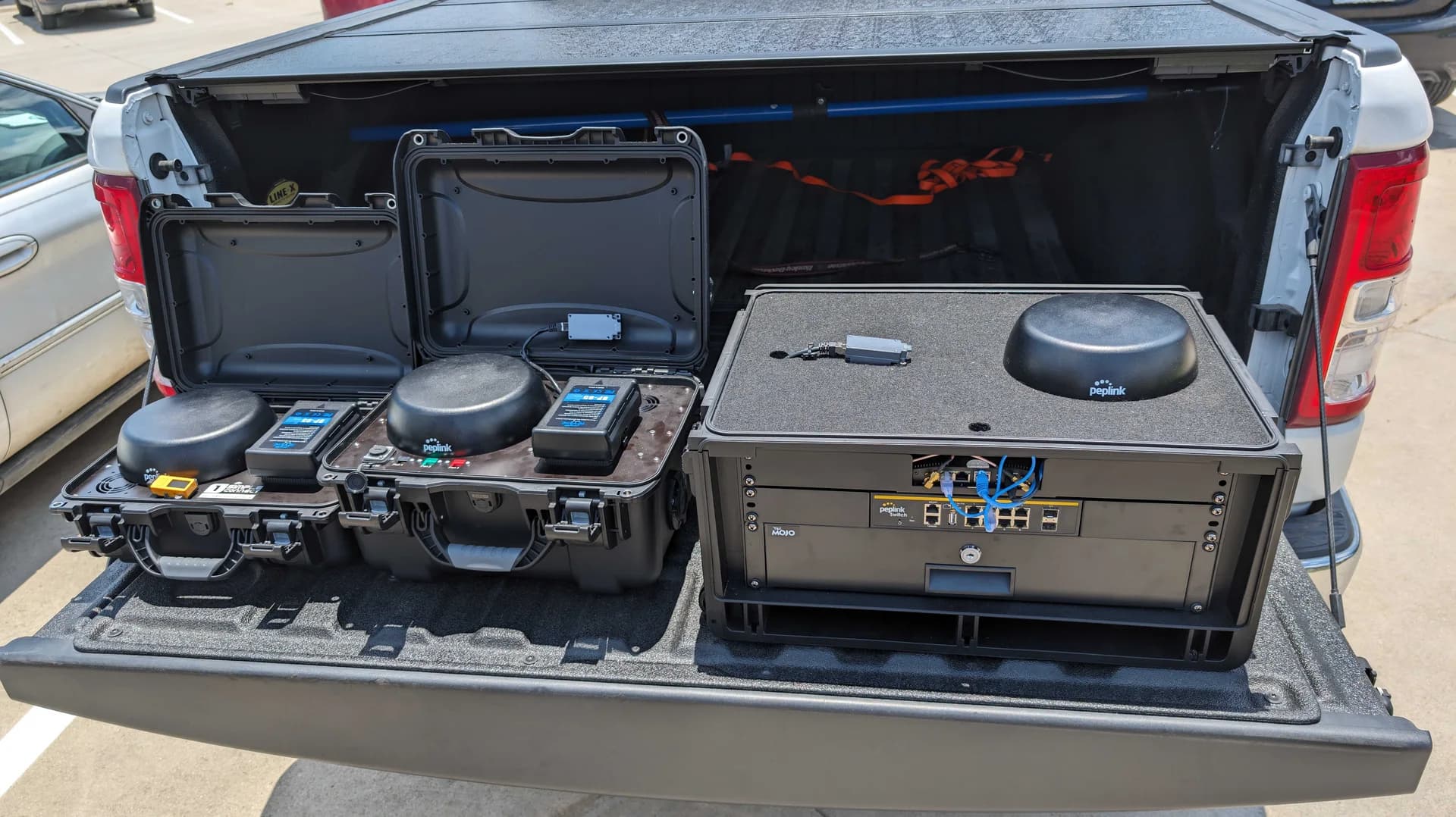 Deployed customer installation in railroad operations context.